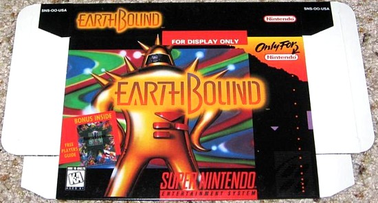 EarthBound display box